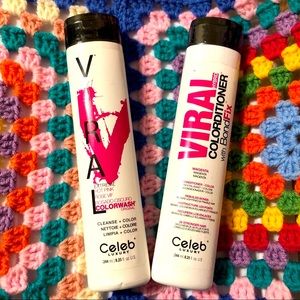 Viral Pink Shampoo & Conditioner